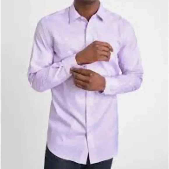 Banana republic standard fit non iron light purple sz m - Picture 1 of 7
